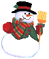 gif animados mu�eco de nieve
