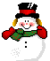 gif mu�eco de nieve