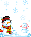 Gif mu�eco de nieve